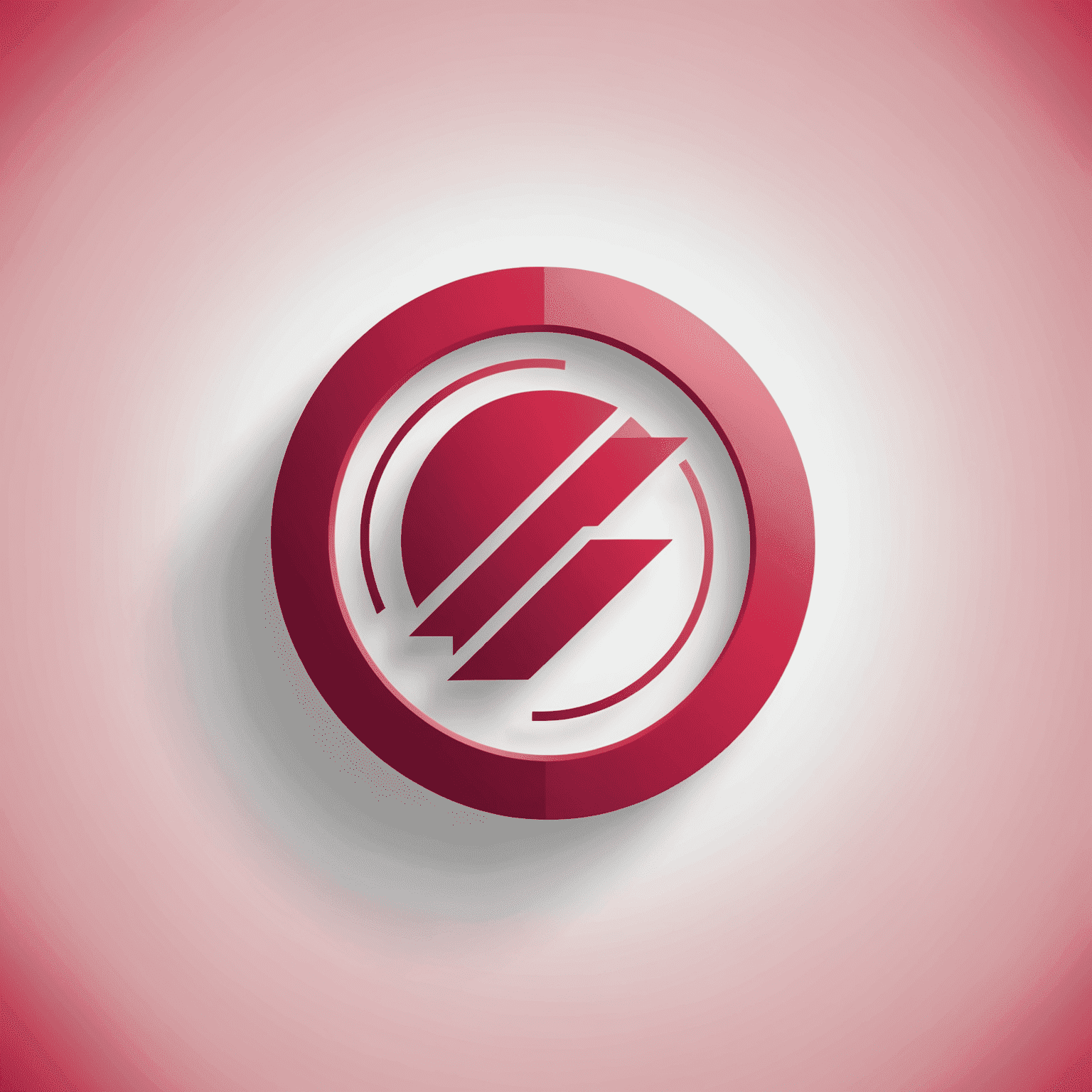 Logo of a strategy consulting firm in South Africa, red and pink modern design